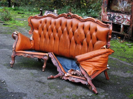 Company team reviewing anti-slavery statement in an office